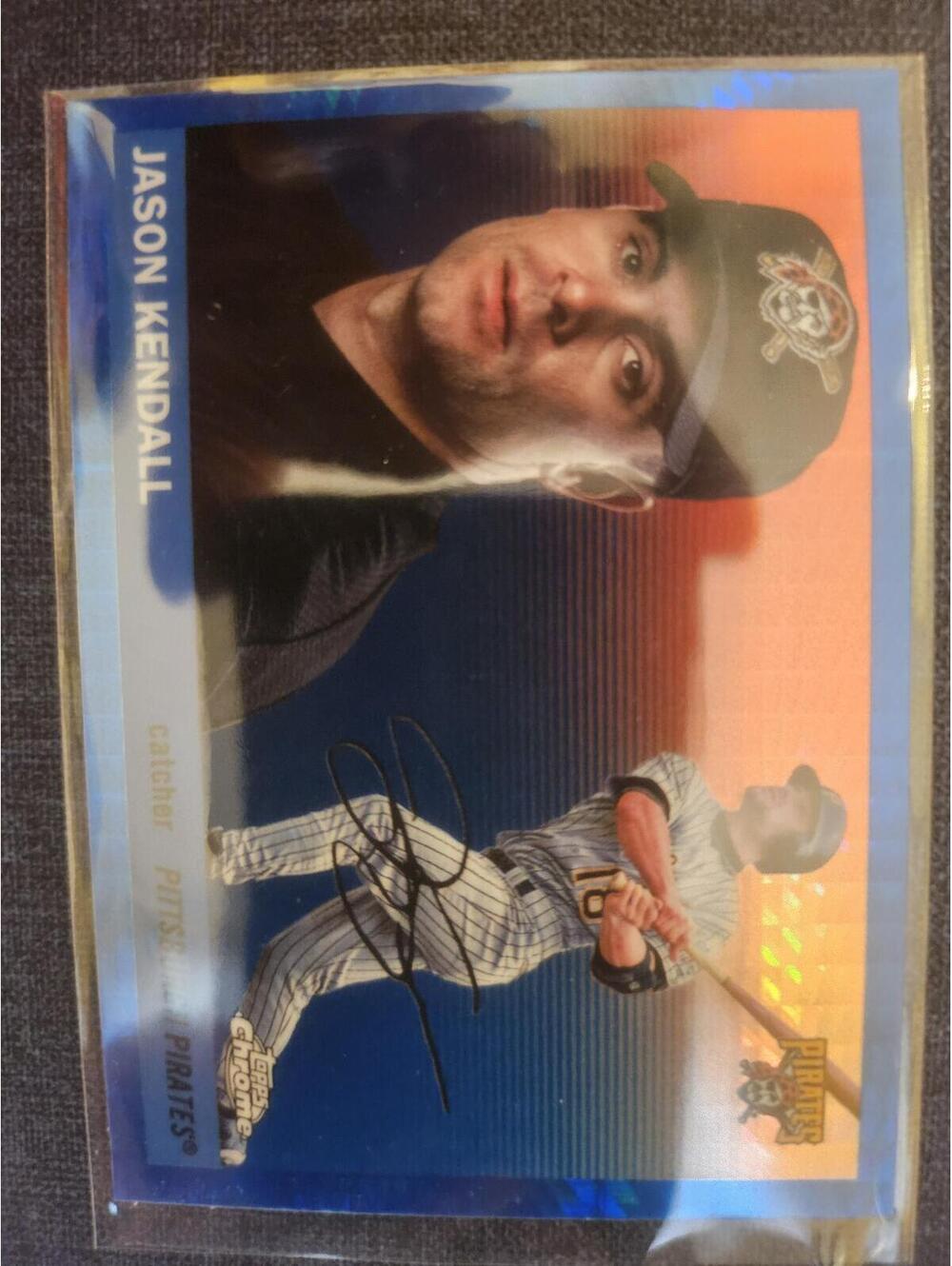 Jason Kendall - 2025 Topps Chrome Platinum 1955 Rails & Sails BLUE #446 -Pirates